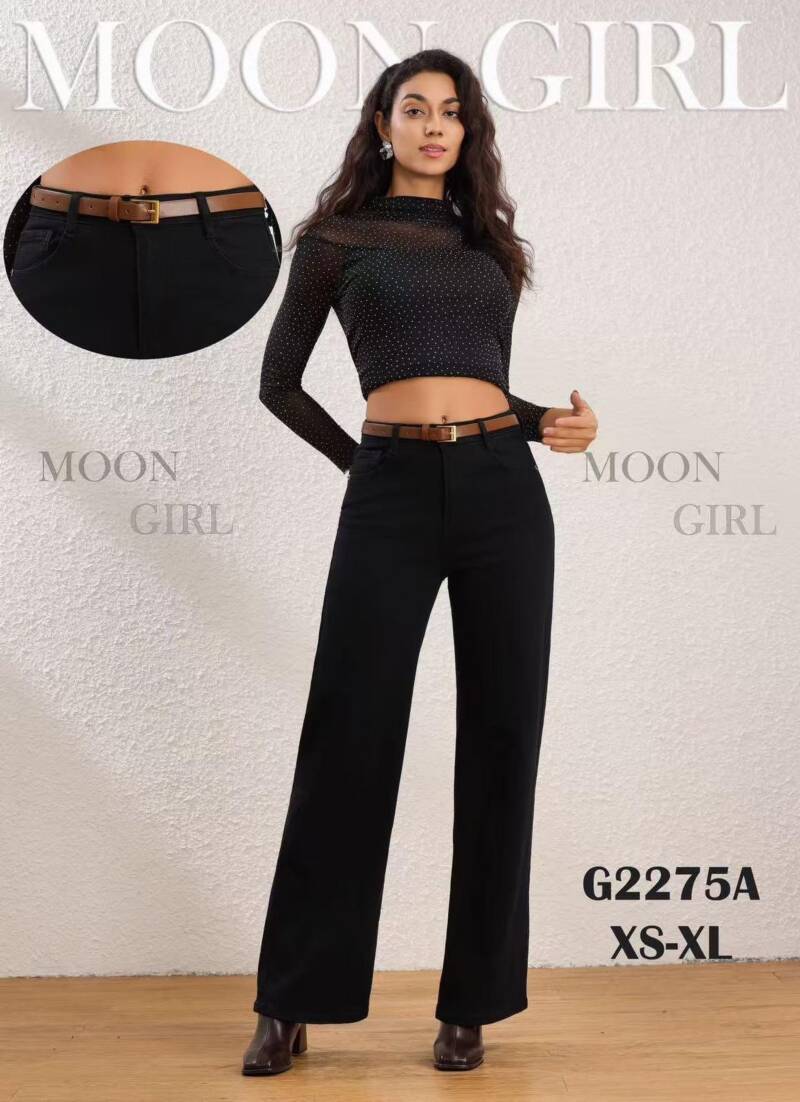 Spodnie damskie jeansy Roz XS-XL, 1 Kolor Paczka 10 szt